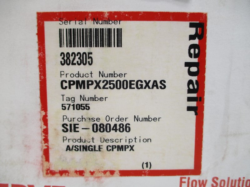 FLOWSERVE CPMPX2500EGXAS NSMP