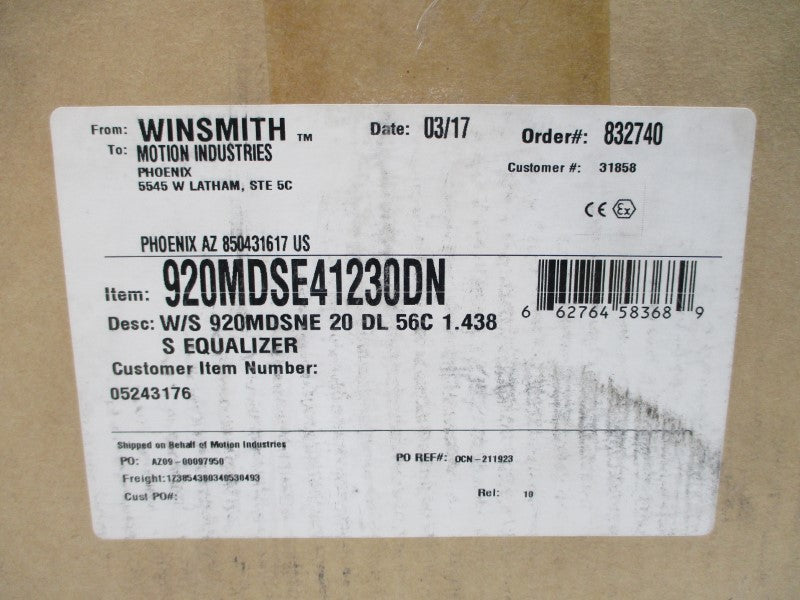 WINSMITH 920MDSE41230DN 05243176 NSMP