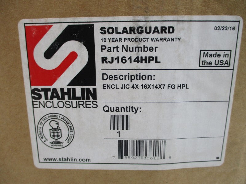 STAHLIN RJ1614HPL 208/230/460V 1.5-2.5A NSMP