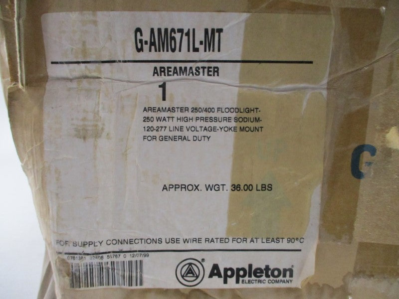 APPLETON G-AM671L-MT 277V 1.1A NSMP