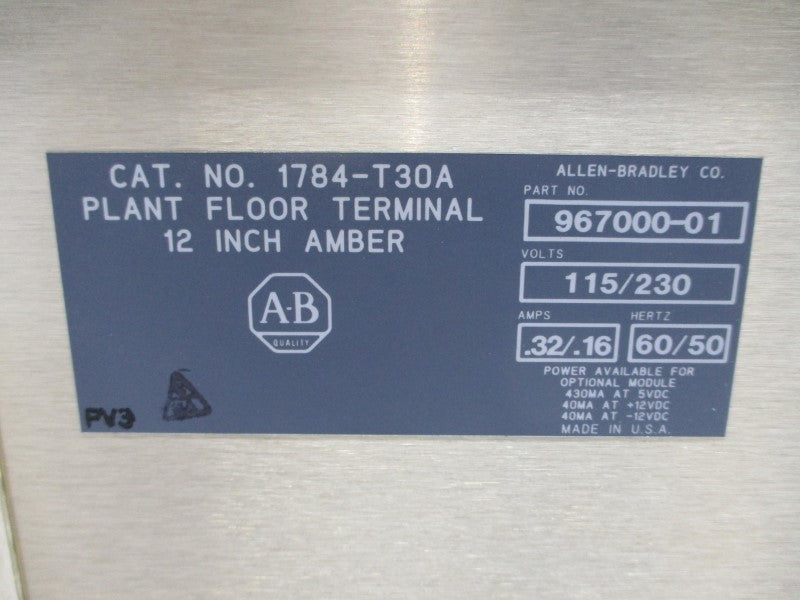 ALLEN BRADLEY 1784-T30A 115/230V .32/.16A NSNP