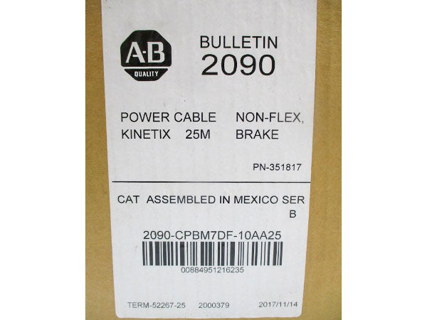 ALLEN BRADLEY 2090-CPBM7DF-10AA25 SER. B 25M NSMP