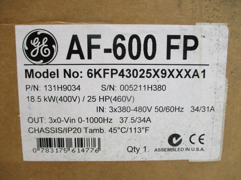 GENERAL ELECTRIC 6KFP43025X9XXXA1 380-480V 34/31A NSMP