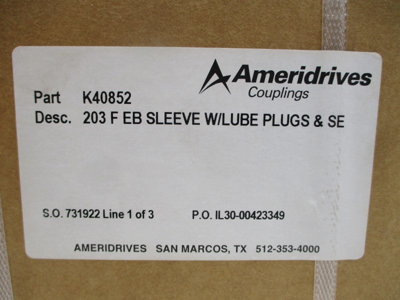 AMERIDRIVES K40852 203FEB NSFS