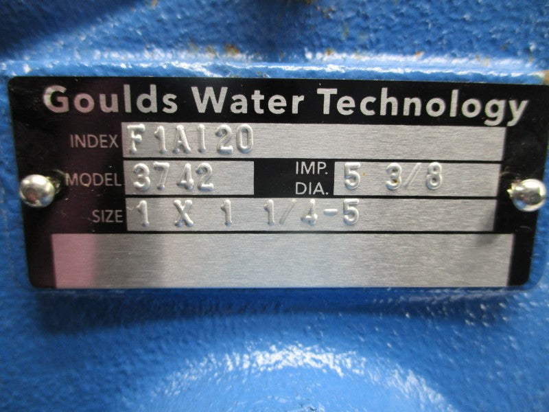 GOULDS WATER TECHNOLOGY F1A120 3742 5-3/8" NSNP