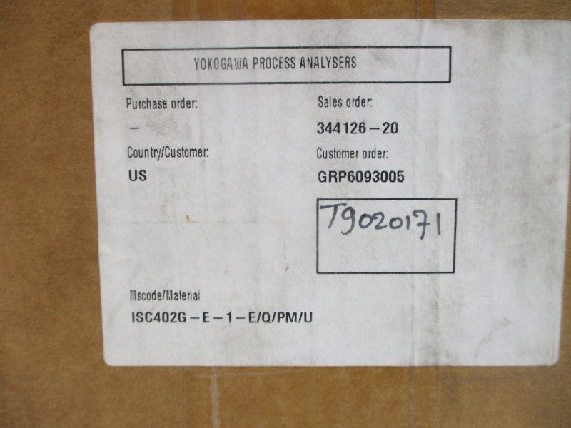 YOKOGAWA ISC402G-E-1-E/Q/PM/U 110-120VAC NSMP