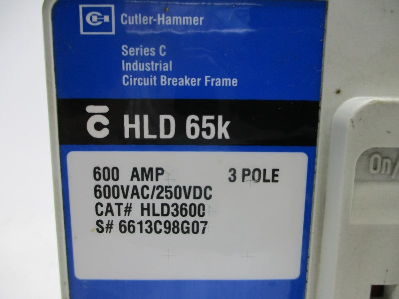 CUTLER HAMMER HLD3600 SER. C 600VAC 600A UNMP