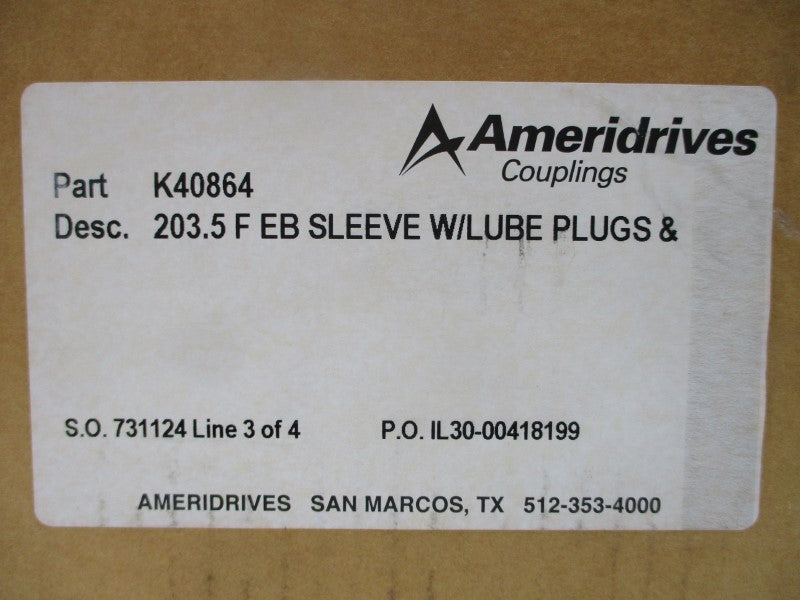 AMERIDRIVES K40864 203.5FEB NSFS
