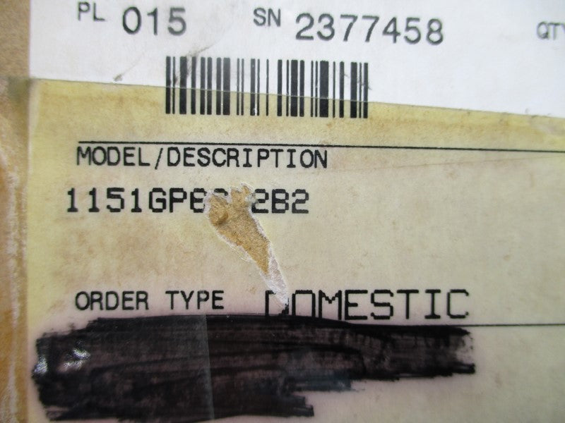 ROSEMOUNT 1151GP6S52B2 45VDC 0-60PSI NSMP