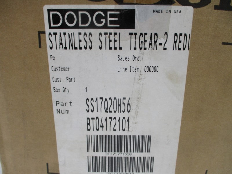 DODGE SS17Q20H56 NSMP