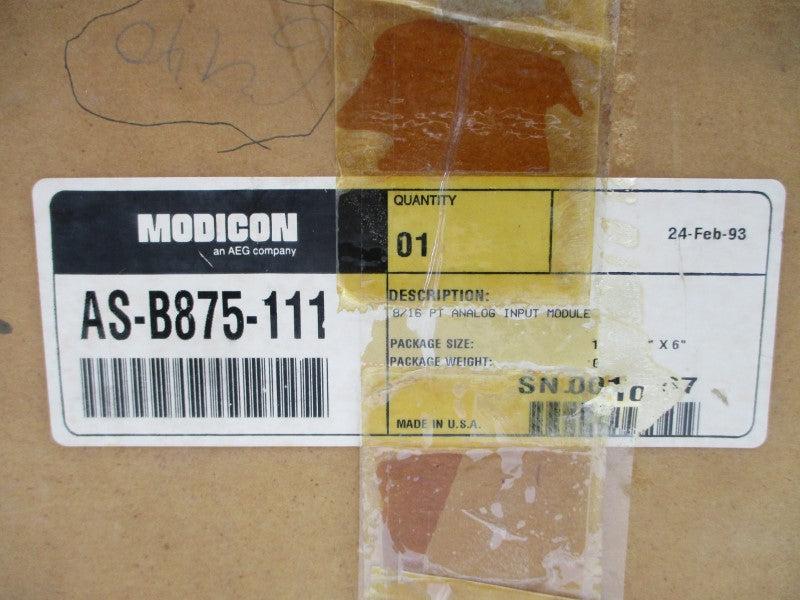 MODICON AS-B875-111 NSMP