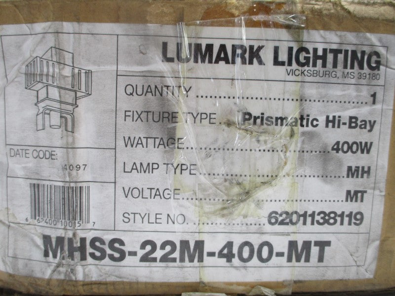 LUMARK LIGHTING MHSS-22M-400-MT 120/208/240/277V 4.0/2.3/2.0/1.75A NSMP