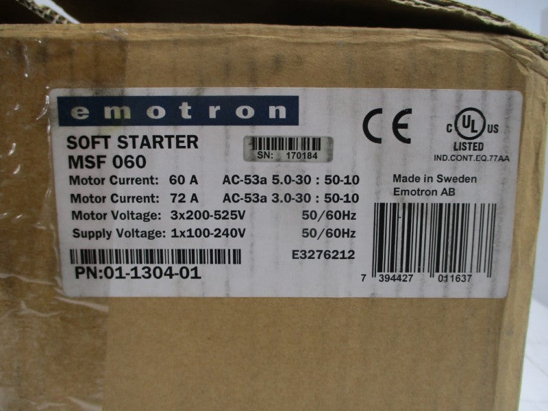 EMOTRON MSF060 01-1304-01 100-240V 72A NSMP
