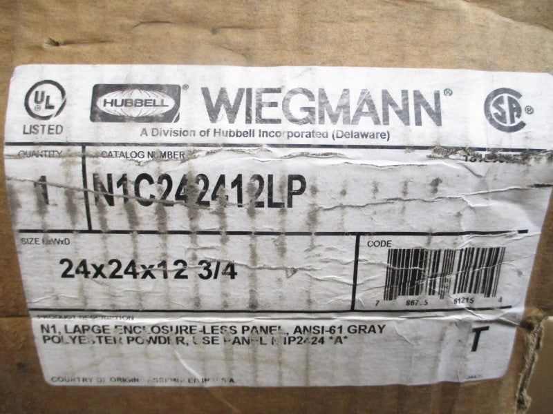 WIEGMANN N1C242412LP 3/4" NSMP