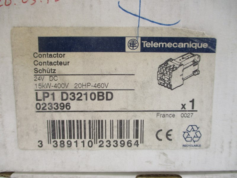 TELEMECANIQUE LP1D3210BD 24VDC 50A NSMP