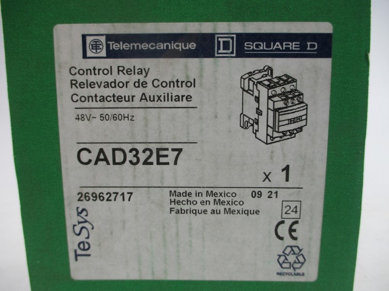 TELEMECANIQUE CAD32E7 48V 10A NSMP