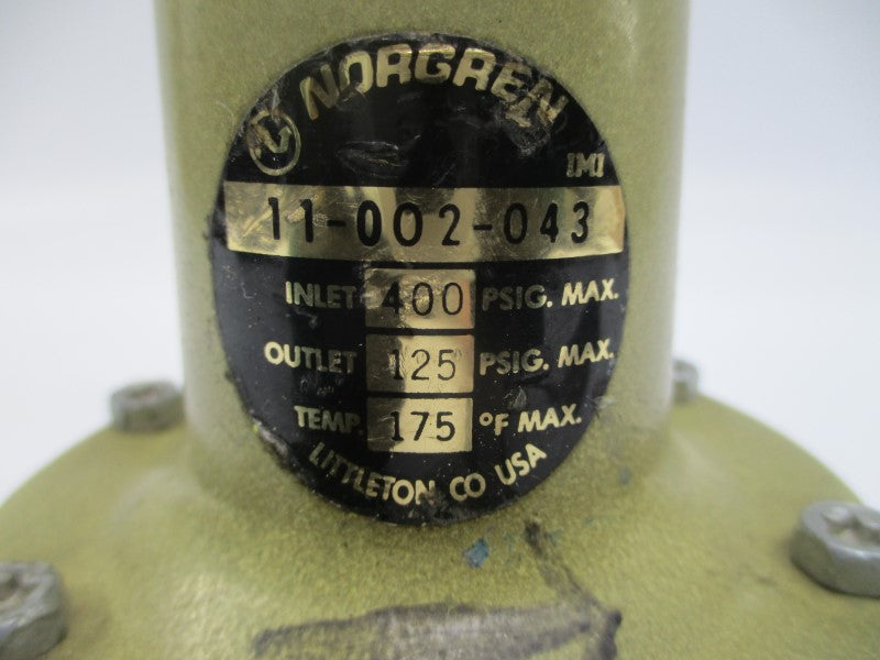 NORGREN 11-002-043 400PSI UNMP