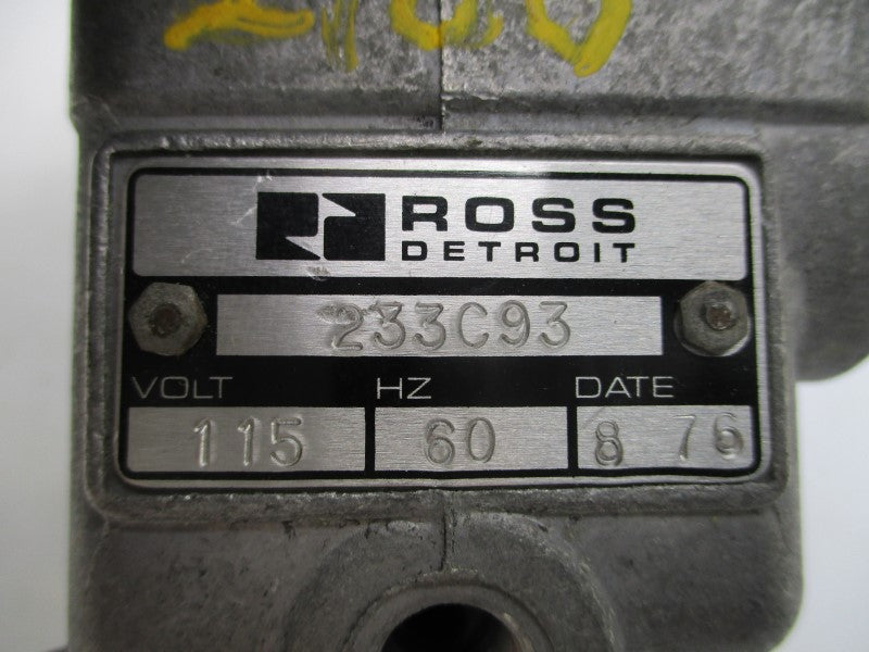 ROSS 233C93 115V UNMP