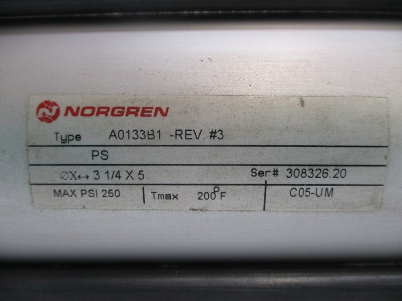 NORGREN A0133B1PS3-1/4X5 250PSI NSNP