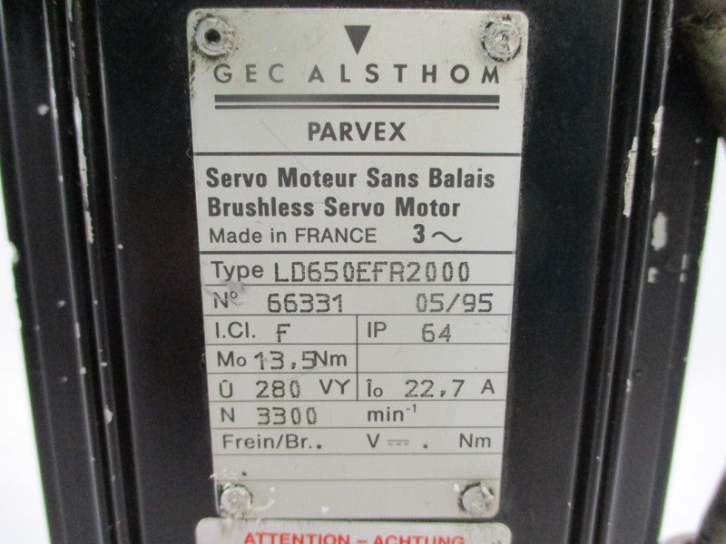 GEC ALSTHOM LD650EFR2000 66331 280V 22.7A UNMP