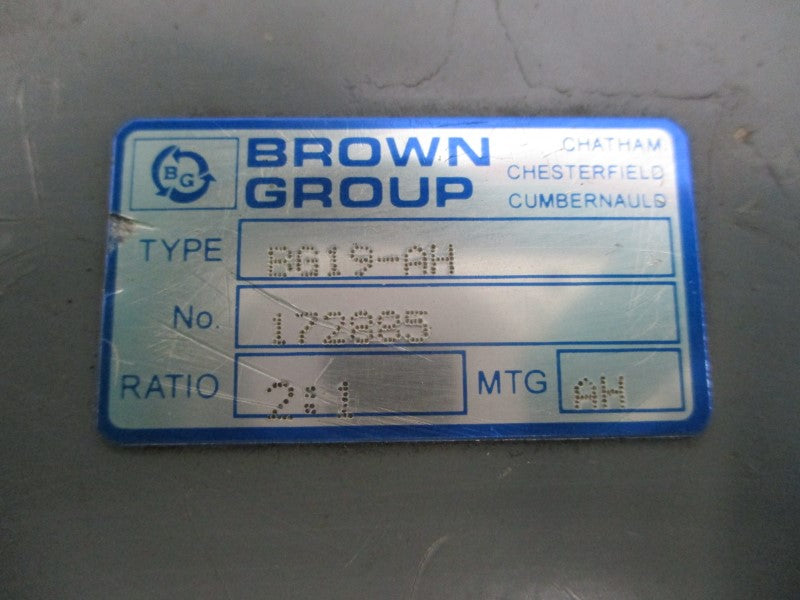 BROWN GROUP BG19-AH 172885 NSNP