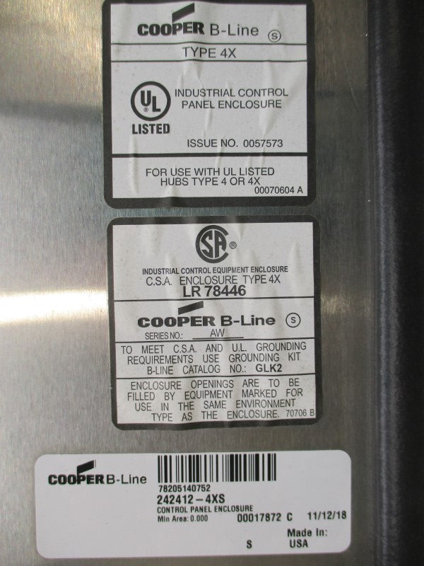 COOPER 242412-4XS SER. AW NSNP