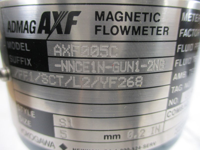 YOKOGAWA AXF005C-NNCE1N-GUN1-2NB/FF1/SCT/L2/YF268 NSMP