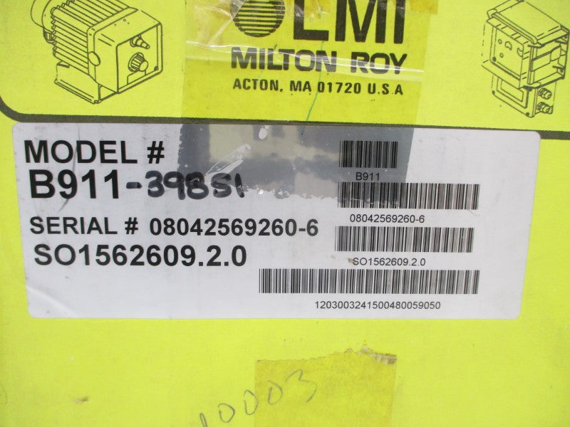 LMI B911-398SI 120VAC 1.50A 150.00PSI NSMP
