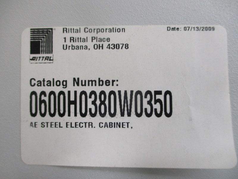 RITTAL AE1338 0600H0380W0350 380X600X350 NSMP