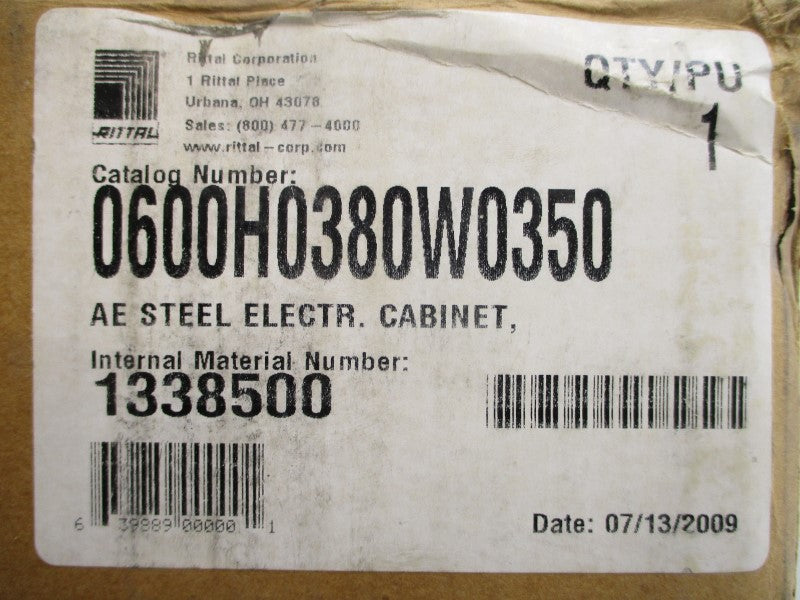 RITTAL AE1338 0600H0380W0350 380X600X350 NSMP