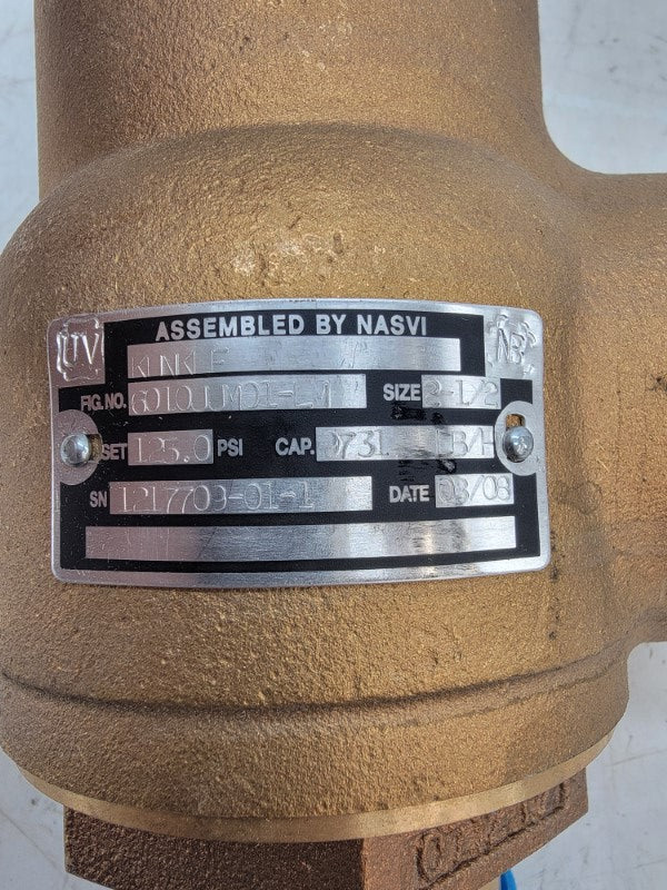KUNKLE VALVE 6010JJM01-LM 125.0PSI 2-1/2" NSMP