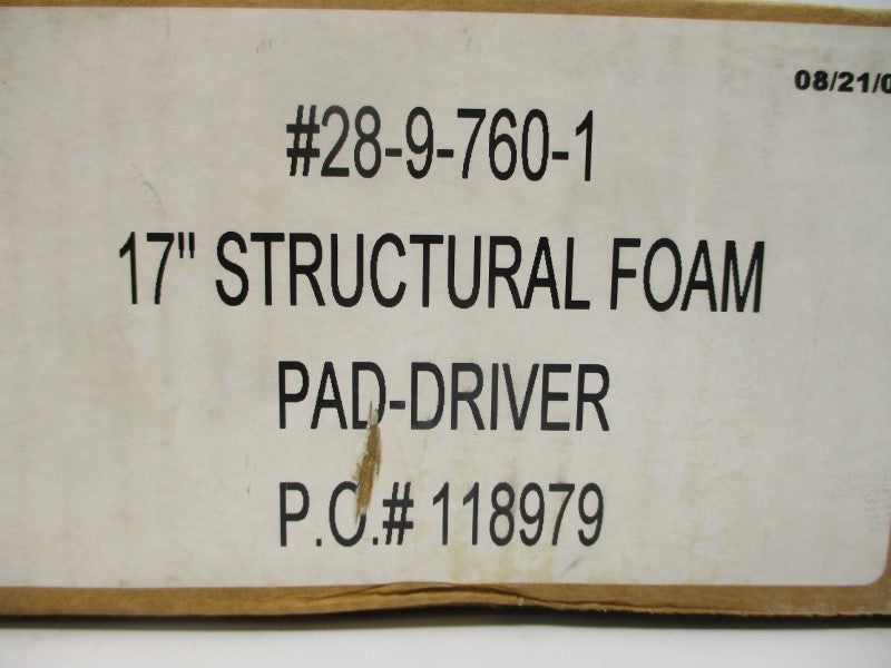 FOAM PAD DRIVER 28-9-760-1 17" NSMP
