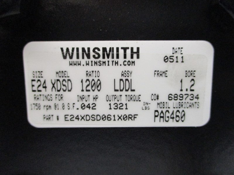 WINSMITH E24XDSD061X0RF 007-0002-516 NSMP