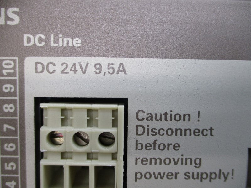 SIEMENS 6ES5185-3UA23 24VDC 9.5A NSMP