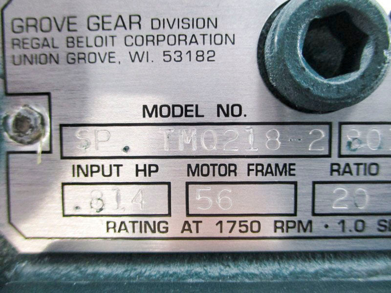 GROVE GEAR TMQ218-2 NSNP