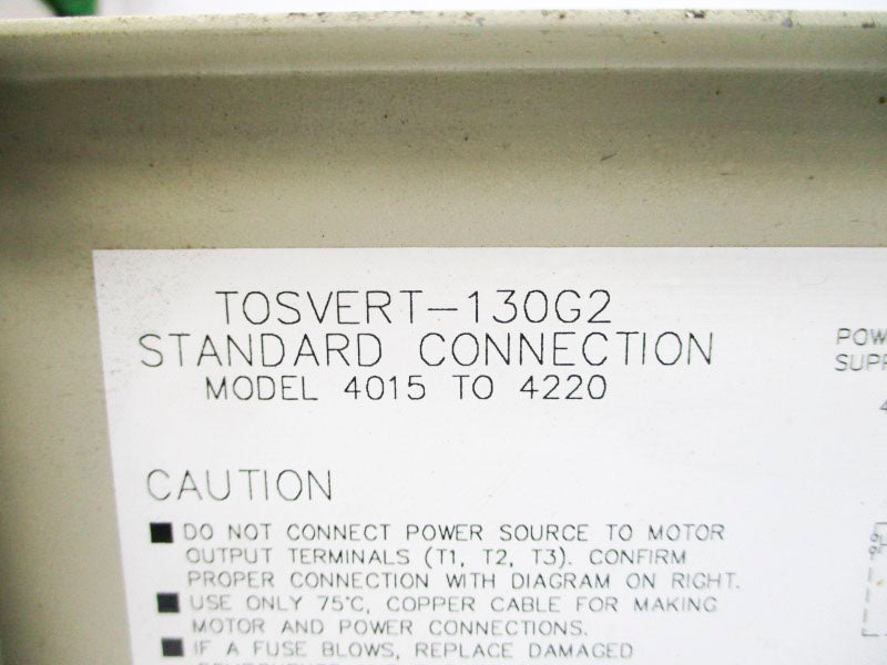 TOSHIBA/HOUSTON VT130G2U4015 460V 3A UNMP