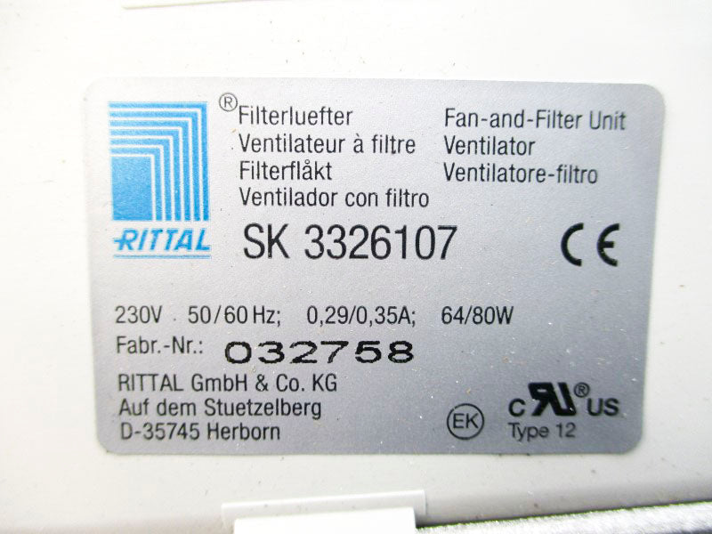 RITTAL SK3326107 230V 0.29/0.35A NSNP