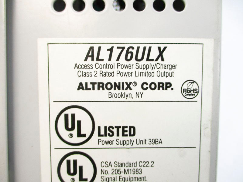 ALTRONIX AL176ULX 115VAC .55A UNMP