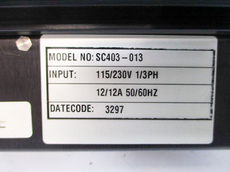 PACIFIC SCIENTIFIC SC403-013 115/230V 12A UNMP
