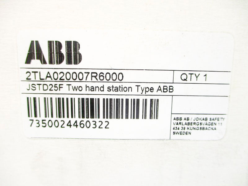 ABB JSTD25F 2TLA020007R6000 NSMP
