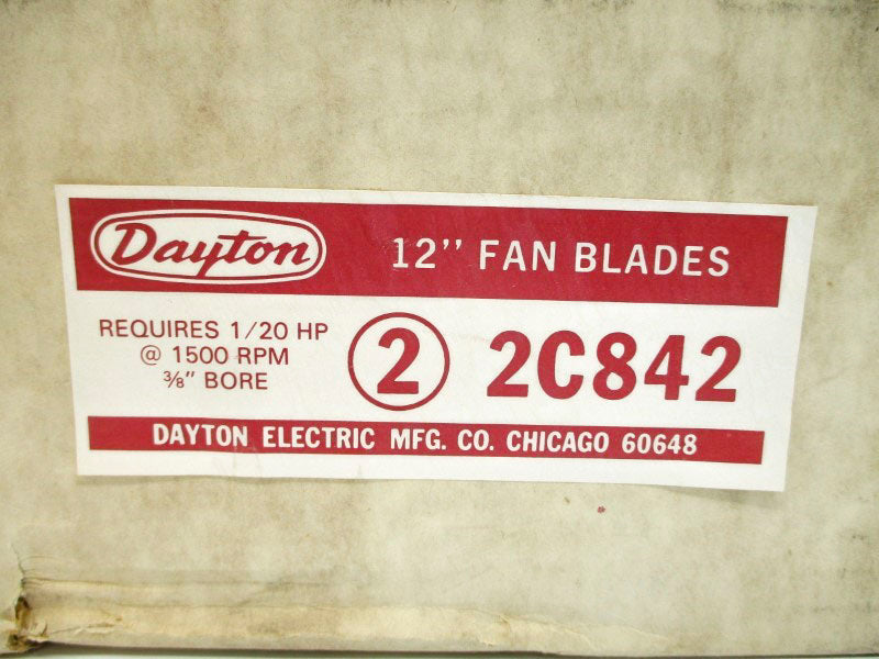 DAYTON 2C842 12" (PKG OF 2) NSMP