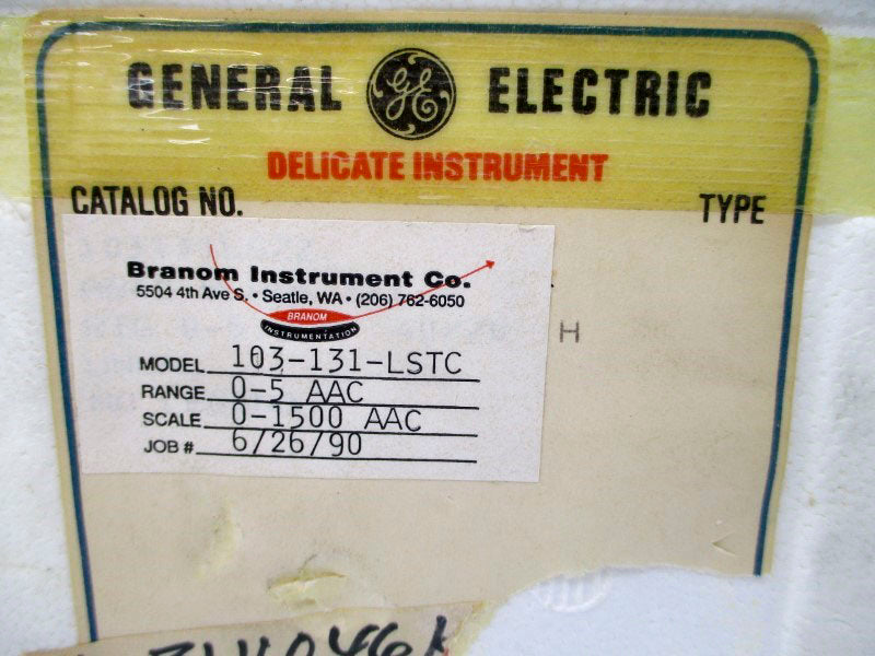 GENERAL ELECTRIC 103-131-LSTC 0-500AAC NSMP