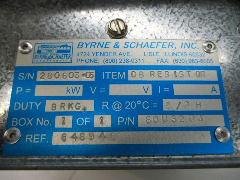 BYRNE & SCHAEFER 80U32D4 NSNP
