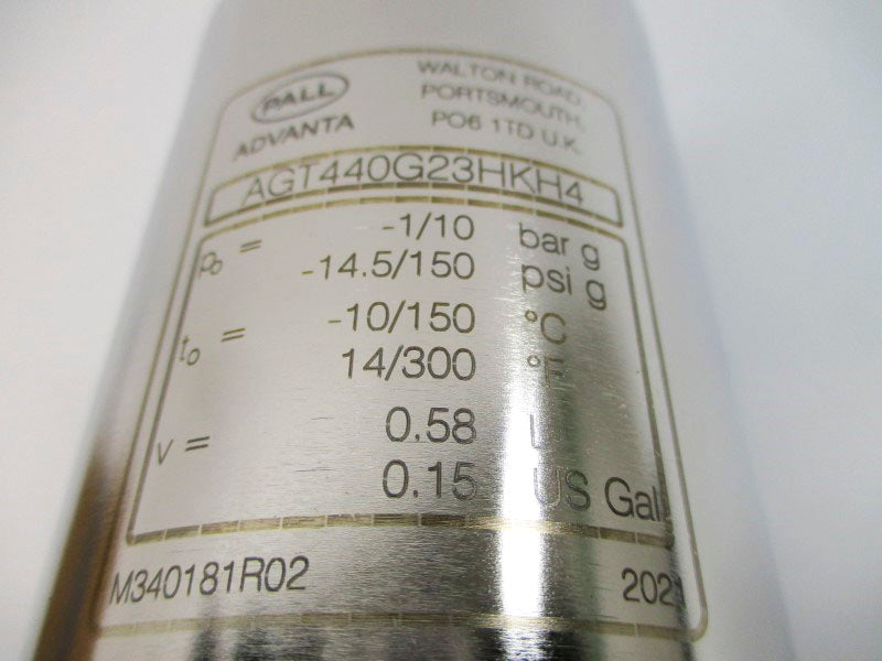 PALL AGT440G23HKH4 14.5/150PSI NSMP