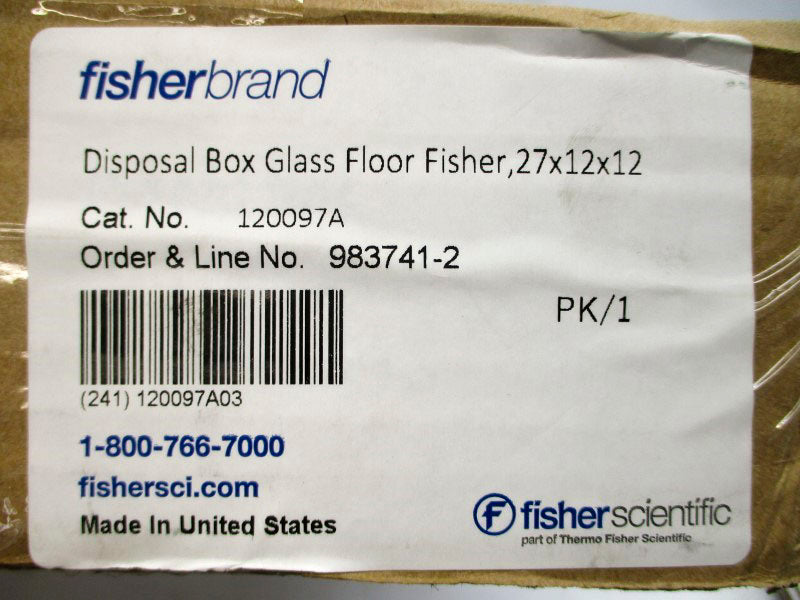 FISHER SCIENTIFIC 120097A 27X12X12 NSMP