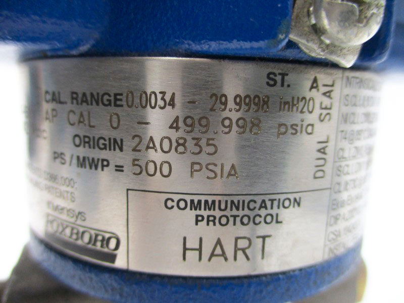 FOXBORO IMV30-T22AG21F-M1C2L1 12.5-42VDC 500PSI NSNP