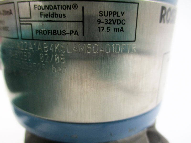 ROSEMOUNT 3051CG1A22A1AB4K5L4M5Q4D1DFTR 10.5-42.4VDC NSNP