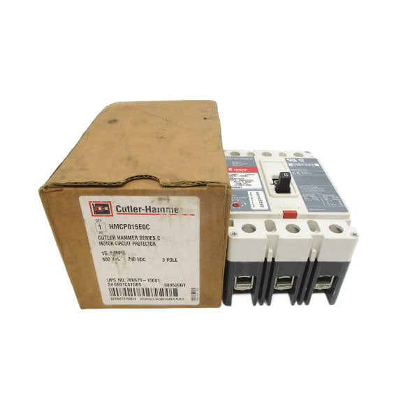 CUTLER HAMMER HMCP015E0C SER. C 600VAC 15A NSMP