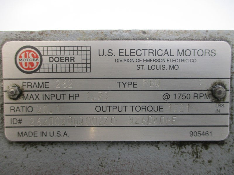 US MOTORS 2620020BQ002Z0 MBQ UNMP
