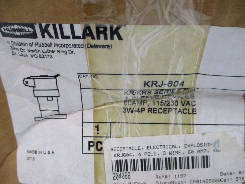 KILLARK KRJ-604 115/230VAC 60A NSMP